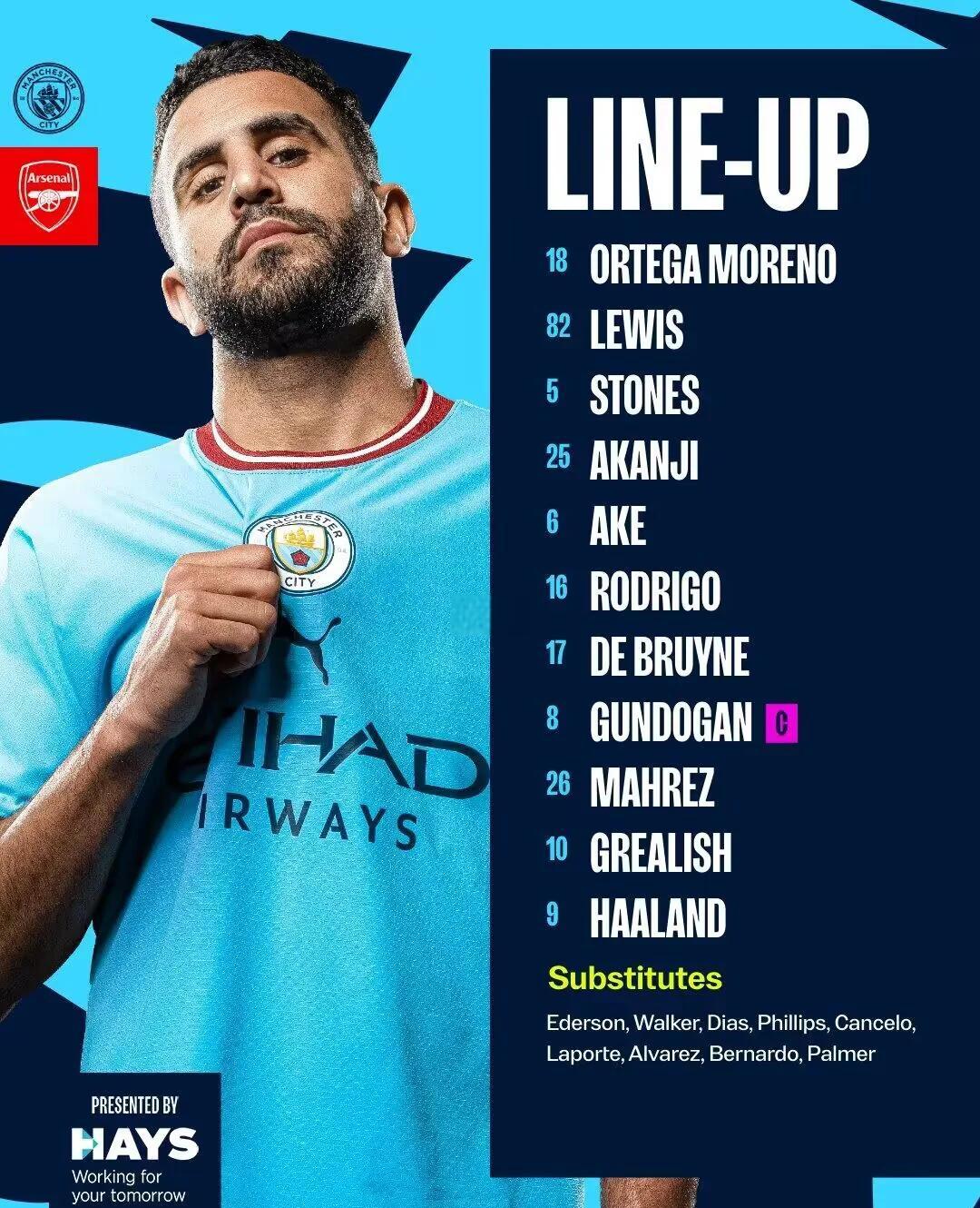 包含曼城将与阿森纳展开对决，现场气氛火爆的词条